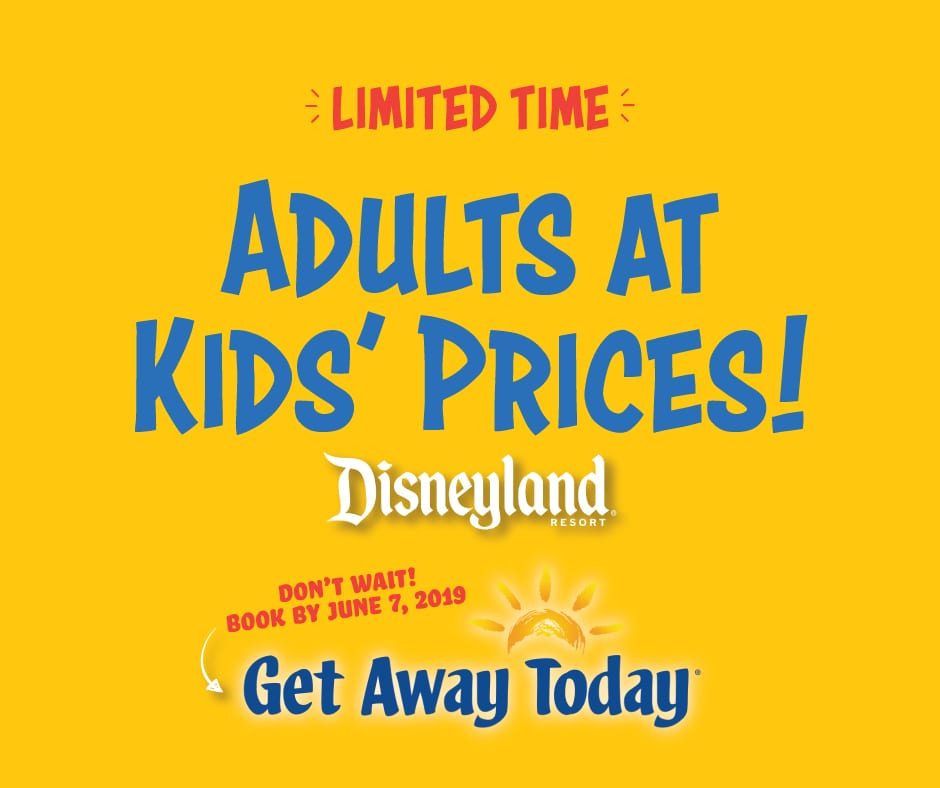 Disneyland “Adults at Kids Prices” Tickets On Sale Now!