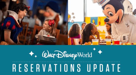 Disney World Releases Dining Reservation Information