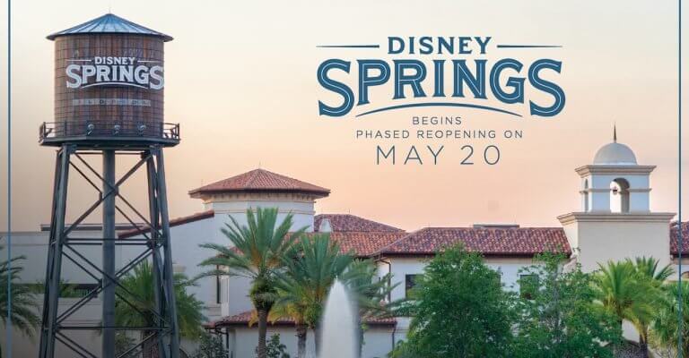 Disney Springs Phased Reopening Begins In Two Weeks!