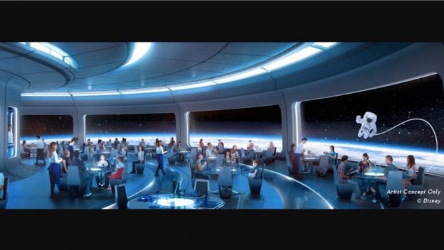 Breaking News-Epcot’s New Future World Detail Space Restaurant Opening Later 2019