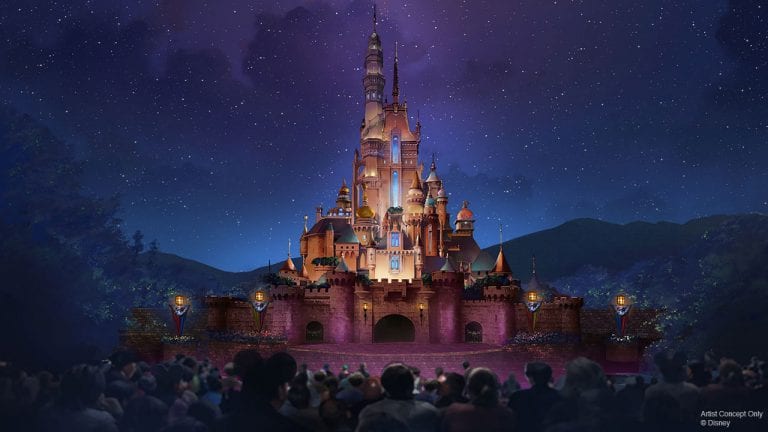 Hong Kong Disneyland Castle Reimagining Named “Castle of Magical Dreams”