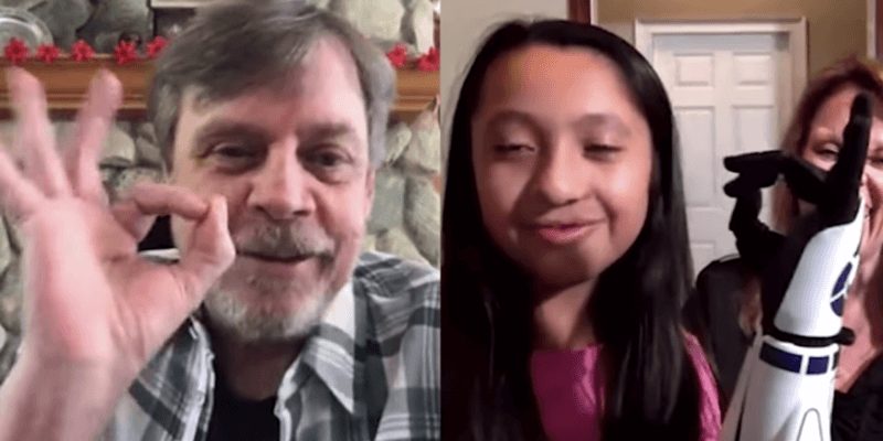 “Star Wars” Amputee Fan Receives New R2-D2 Prosthetic Arm And Call From Mark Hamill