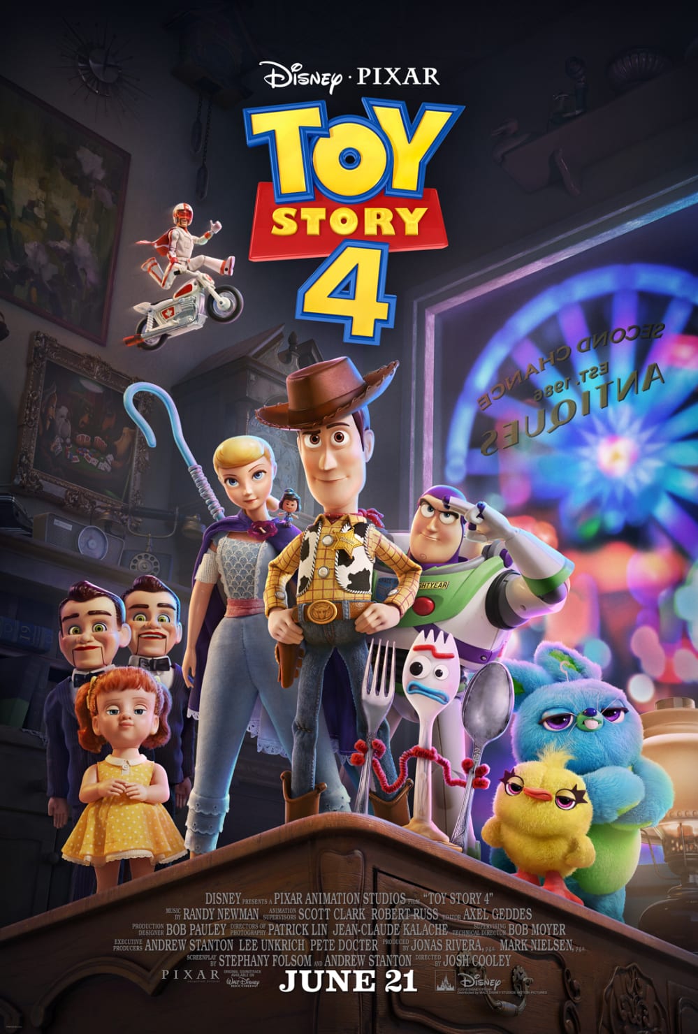 TOY STORY 4 HITS THEATERS JUNE 21, 2019