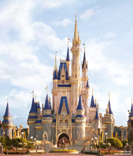 Cinderella Castle Receiving Bold, Shimmering & Royal Makeover In Walt Disney World This Year