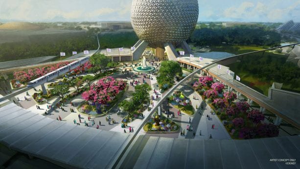 All attractions and experiences for Epcot by 2021