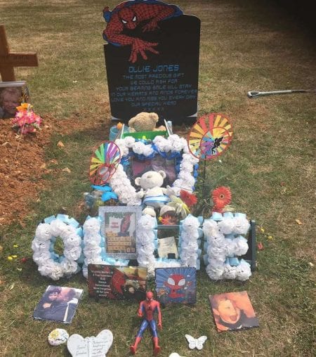 Toddler’s Temporary Spider-Man Inspired Headstone Removed From Maidstone Cemetery