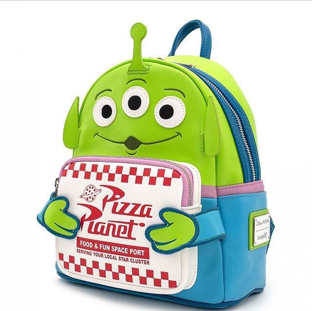 New Loungefly Toy Story Pizza Planet Little Green Men Mini Backpack