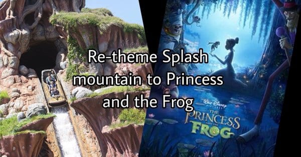 Fans Petition an Idea to Re-Theme Splash Mountain to Princess and the Frog