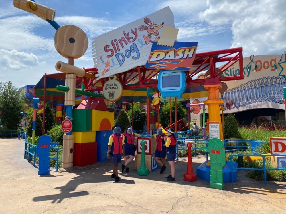 Slinky Dog Dash At Disney’s Hollywood Studios Springs Back Into Action With New Queue Dividers