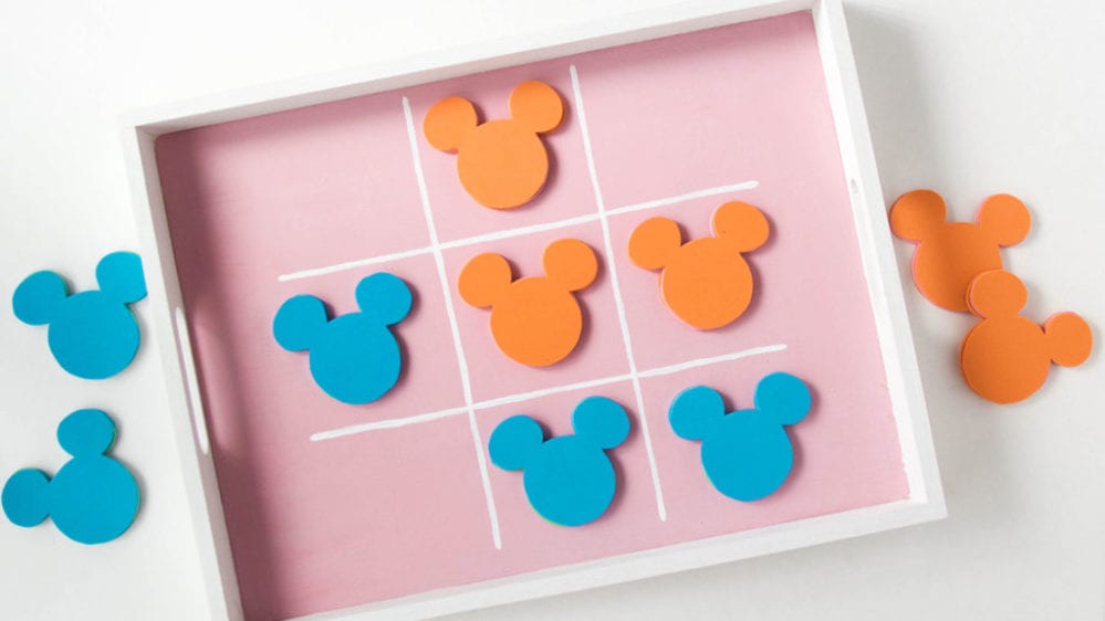 DIY Mickey Tic Tac Toe Game